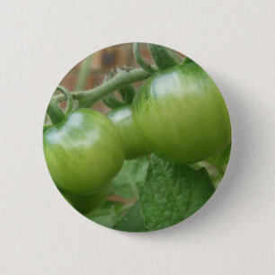 Schaltfläche Grüne Tomaten Button
