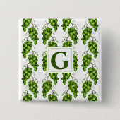 Schaltfläche Grüne Trauben Button (Vorderseite)