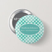 Schaltfläche "Grünes Hübsches Geschäft" Button (Vorne & Hinten)