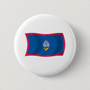 Schaltfläche Guam Flag Button