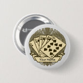 Schaltfläche "Gute Poker Hand" Button (Vorne & Hinten)