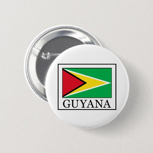 Schaltfläche Guyana Button (Vorne & Hinten)