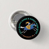 Schaltfläche "Hags with Nags First Ride 2014" Button (Vorne & Hinten)