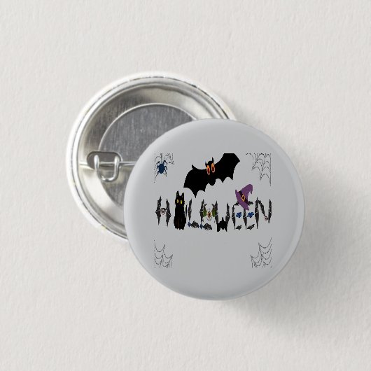 Schaltfläche Halloween Button (mehrere Farben) (Vorne & Hinten)