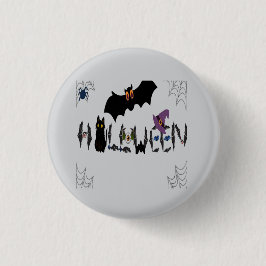 Schaltfläche Halloween Button (mehrere Farben)