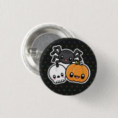 Schaltfläche Halloween-Leckereien Button (Vorne & Hinten)