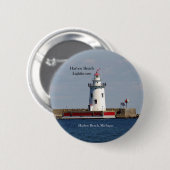 Schaltfläche "Harbour Beach Lighthouse" Button (Vorne & Hinten)