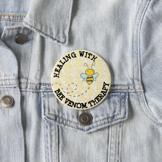 Schaltfläche "Heilung mit Bienenvenom-Therapie" Button (Beispiel)