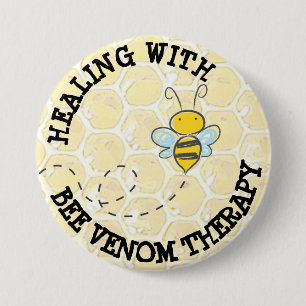 Schaltfläche "Heilung mit Bienenvenom-Therapie" Button
