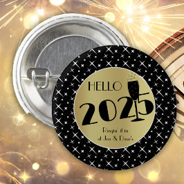 Schaltfläche "Hello 2025 New Years" Button