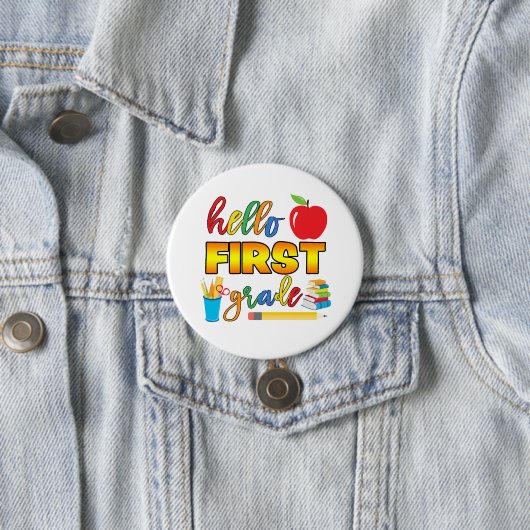 Schaltfläche "Hello First Grade" Button (Beispiel)