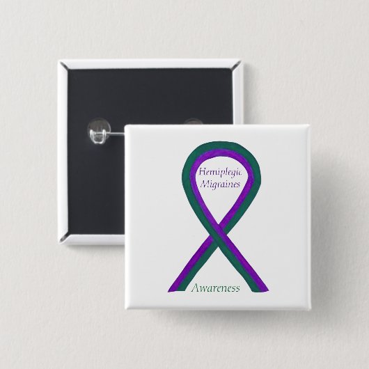 Schaltfläche "Hemiplegile Migräne - Sensibilisieru Button (Vorne & Hinten)
