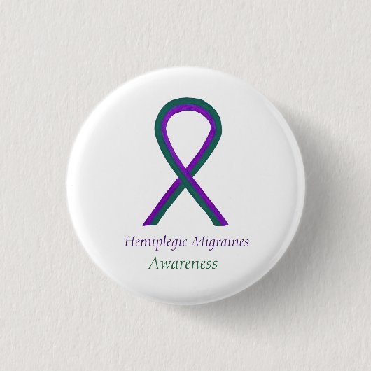 Schaltfläche "Hemiplegile Migräne - Sensibilisieru Button (Vorderseite)