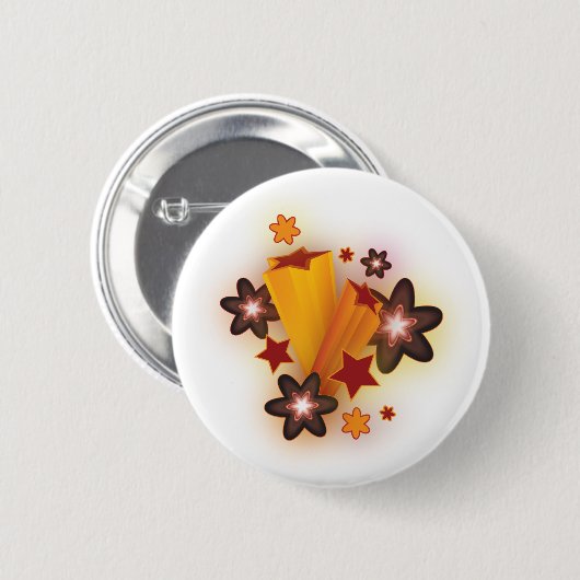 Schaltfläche "Herbststern" Button (Vorne & Hinten)