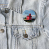 Schaltfläche Holland Harbour South Pierhead Light Button (Beispiel)