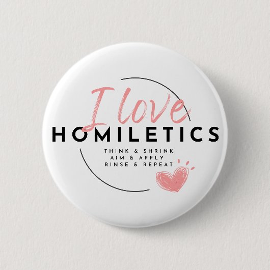 Schaltfläche - Homiletics-Liebe Button (Vorderseite)