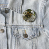 Schaltfläche Honigbienen und Blume Button (Beispiel)
