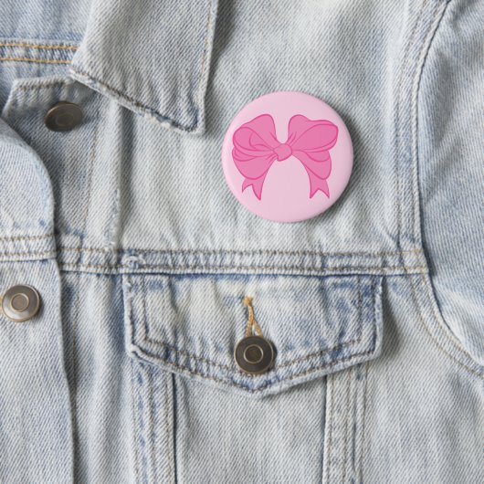 Schaltfläche "Hot Pink Bow" Button (Beispiel)