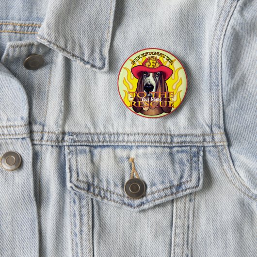 Schaltfläche "Hund Hund Firefighter-Button" Button (Beispiel)
