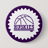 Schaltfläche Huskies Button (Vorderseite)