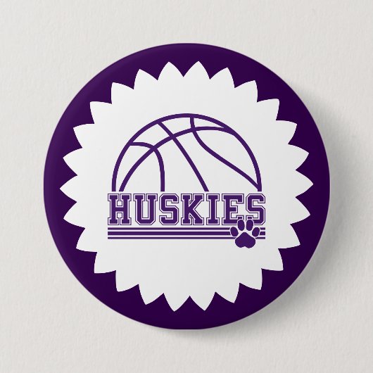 Schaltfläche Huskies Button (Vorderseite)