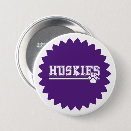 Schaltfläche Huskies Button (Vorne & Hinten)