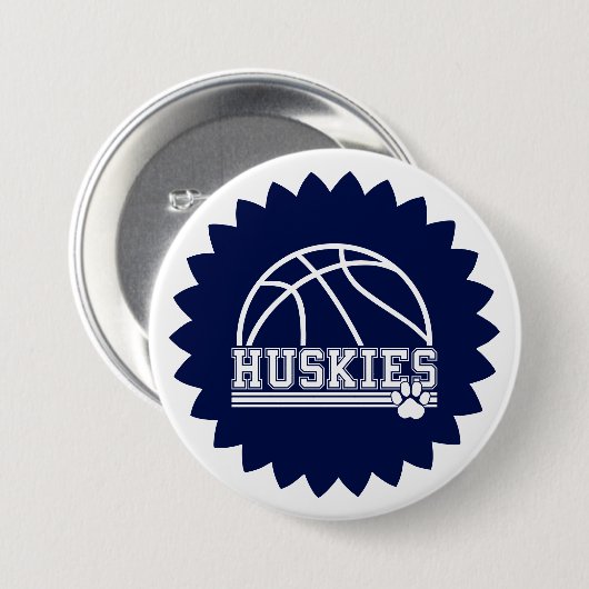 Schaltfläche Huskies Button (Vorne & Hinten)