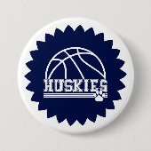 Schaltfläche Huskies Button (Vorderseite)