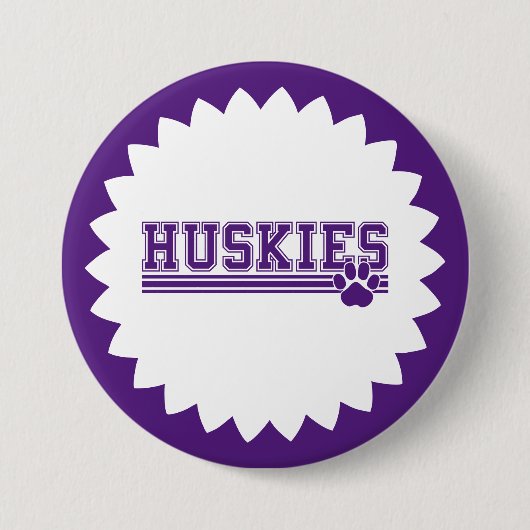Schaltfläche Huskies Button (Vorderseite)