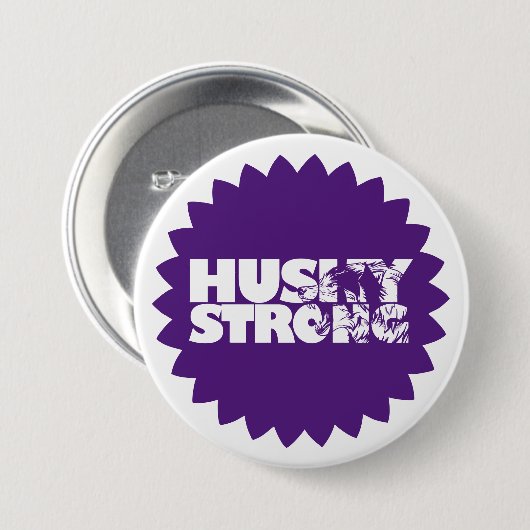 Schaltfläche "Husky Strong"-Button Button (Vorne & Hinten)