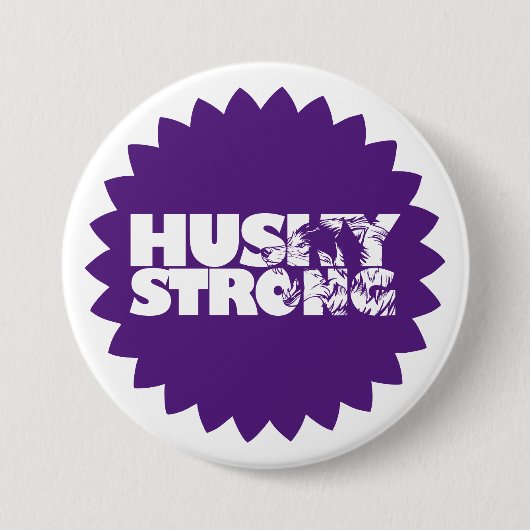 Schaltfläche "Husky Strong"-Button Button (Vorderseite)