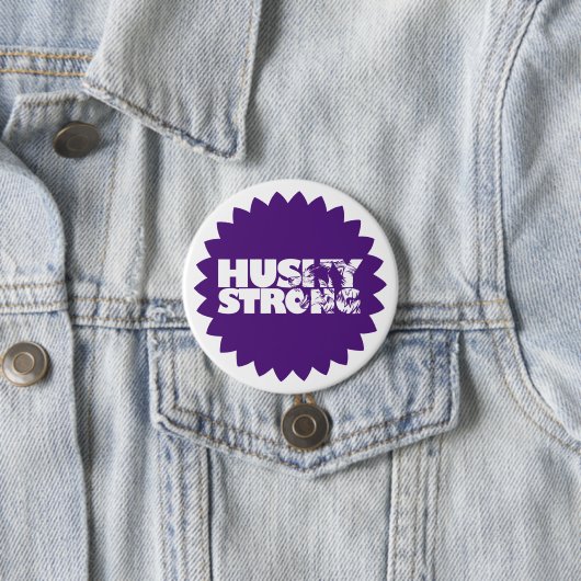 Schaltfläche "Husky Strong"-Button Button (Beispiel)