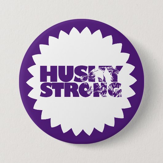 Schaltfläche "Husky Strong"-Button Button (Vorderseite)