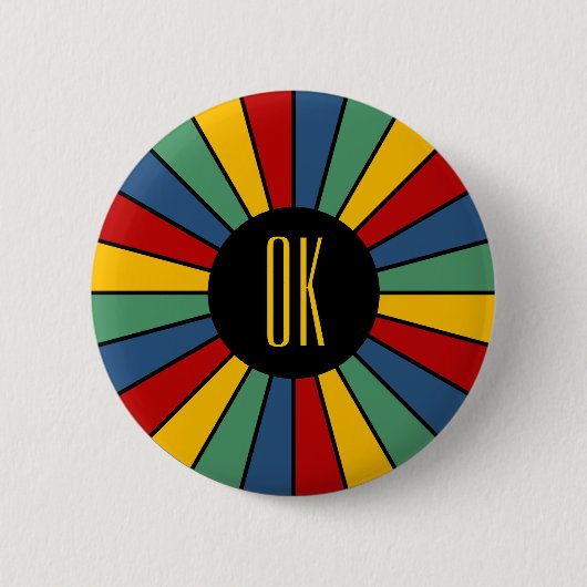 SCHALTFLÄCHE I + Foto, Text, Monogramm Button (Vorderseite)