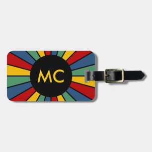 SCHALTFLÄCHE I + Foto, Text, Monogramm Gepäckanhänger