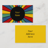 SCHALTFLÄCHE I + Foto, Text, Monogramm Visitenkarte (Vorne/Hinten)