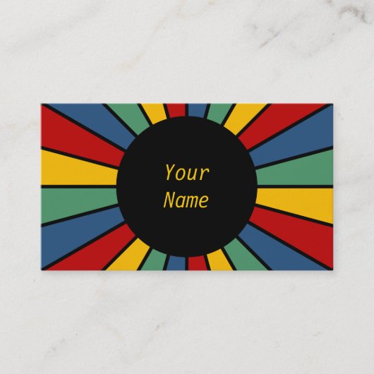 SCHALTFLÄCHE I + Foto, Text, Monogramm Visitenkarte (Vorderseite)