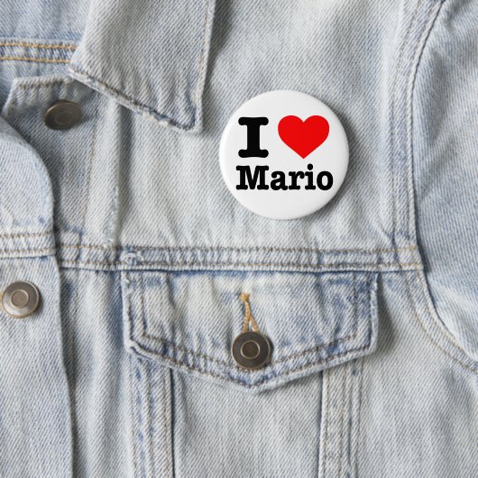 Schaltfläche "I Liebe Mario" Button (Beispiel)