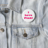 Schaltfläche I Liebe Rosa Button (Beispiel)