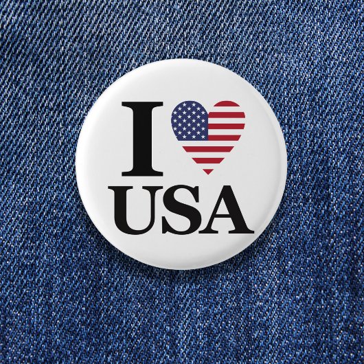 Schaltfläche "I ❤️ USA" Button