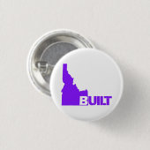 Schaltfläche Idaho Built (Lila) Button (Vorne & Hinten)
