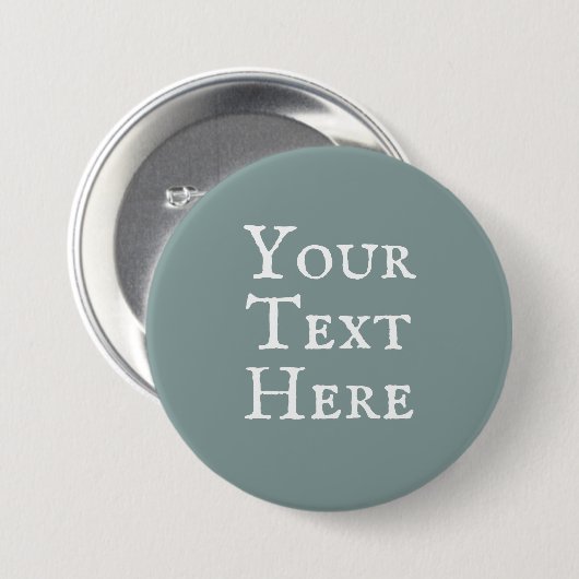 Schaltfläche "Ihr Text hier" Benutzerdefiniertes B Button (Vorne & Hinten)