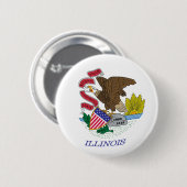 Schaltfläche "Illinois Flag" Button (Vorne & Hinten)