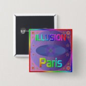 Schaltfläche "ILLUSION Paris" Button (Vorne & Hinten)