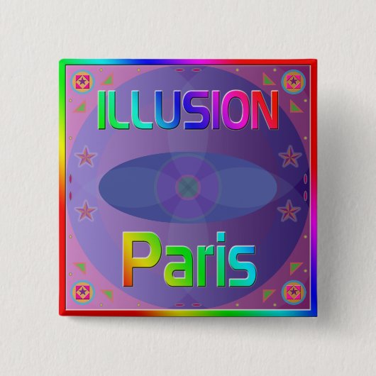 Schaltfläche "ILLUSION Paris" Button (Vorderseite)