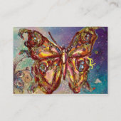 SCHALTFLÄCHE IN GOLD GELBEN LILA GRÜNEN GLITZERN VISITENKARTE (Rückseite)