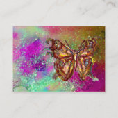 SCHALTFLÄCHE IN GOLD GELBEN LILA GRÜNEN GLITZERN VISITENKARTE (Rückseite)