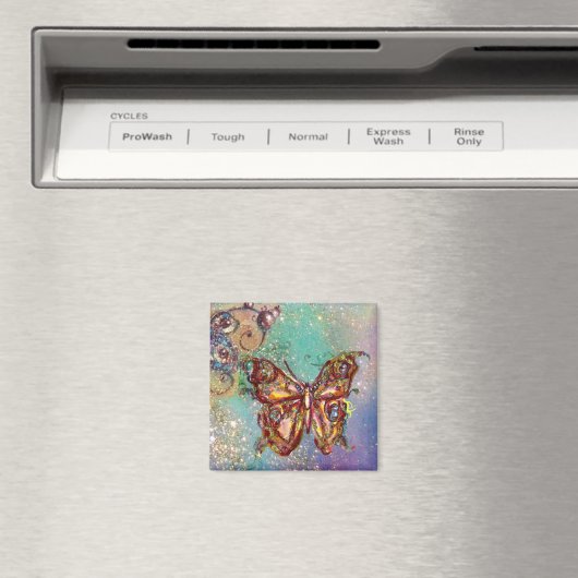 SCHALTFLÄCHE IN GOLDEN GLITZERN MAGNET (In Situ (Geschirrspüler))