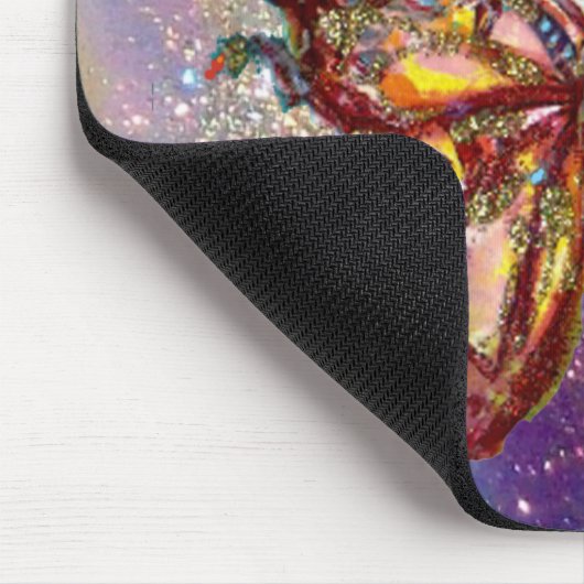 SCHALTFLÄCHE IN GOLDEN GLITZERN MOUSEPAD (Ecke)