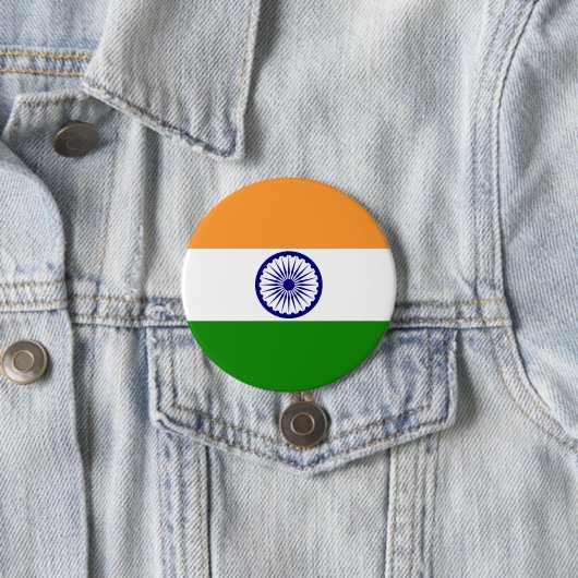 Schaltfläche "India Flag Design"-Button Button (Beispiel)